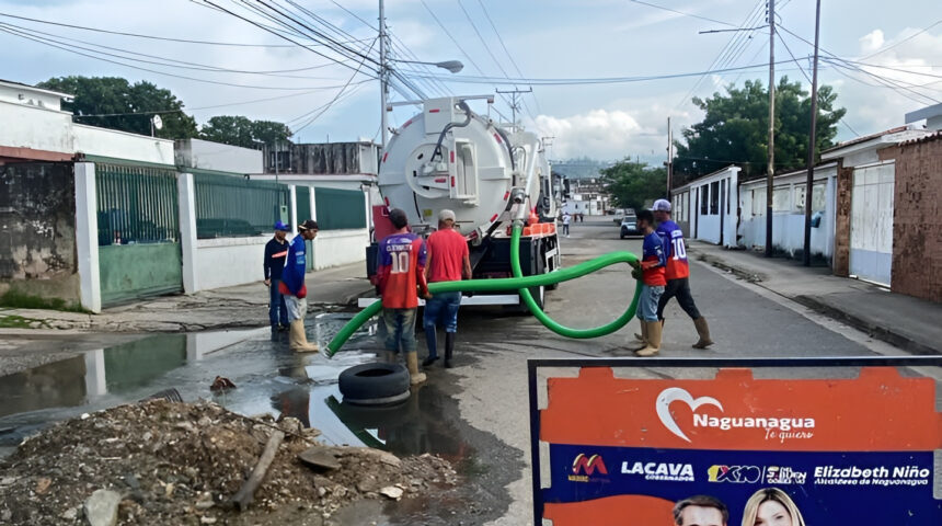 Plan de recuperación de servicios públicos rehabilita sistemas de aguas servidas en Naguanagua