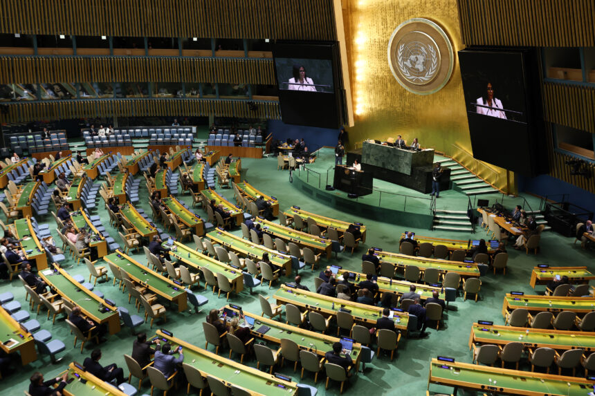 Delcy Rodríguez aboga en la Asamblea General de la ONU por el renacer de Venezuela y llama a la unidad nacional frente a la adversidad