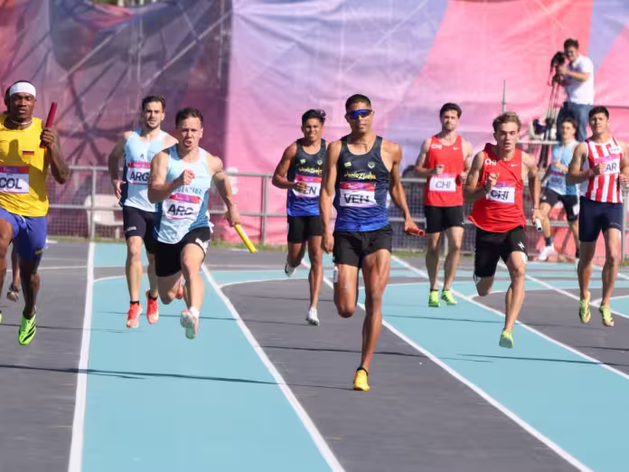 Venezuela logra récord suramericano en relevo 4x400 metros