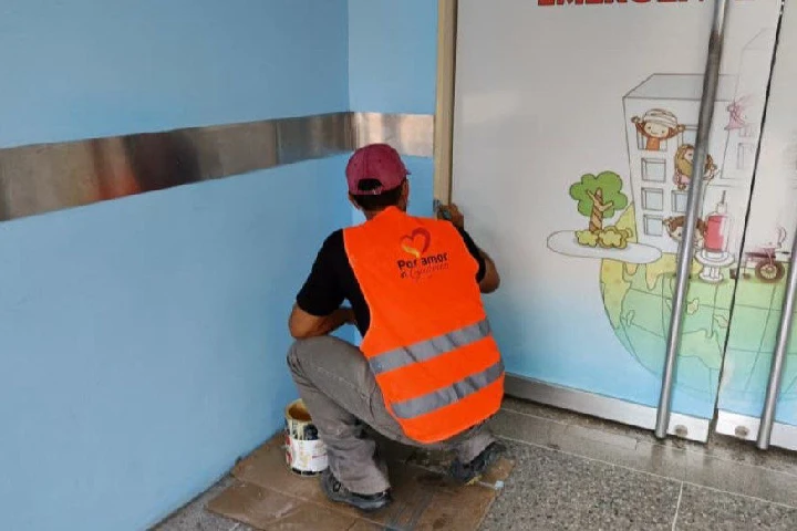 Continúan rehabilitación del Hospital Israel Ranuárez Balza en Guárico