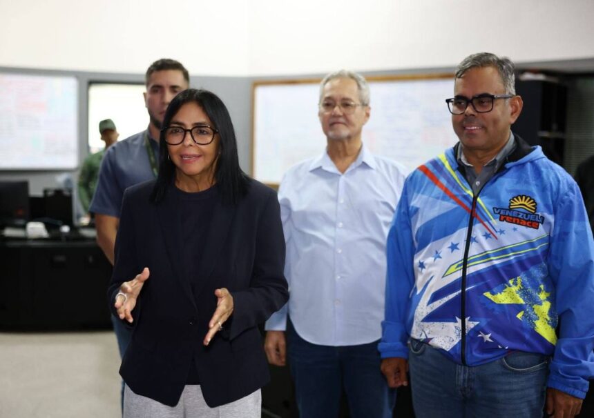 Presidenta Delcy Rodríguez envió mensaje al país luego de evaluar situación eléctrica desde el CND de Energía Eléctrica