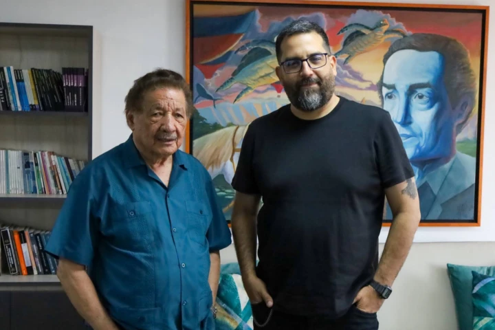 Ministro para la Cultura sostuvo encuentro con el artista plástico Juvenal Ravelo