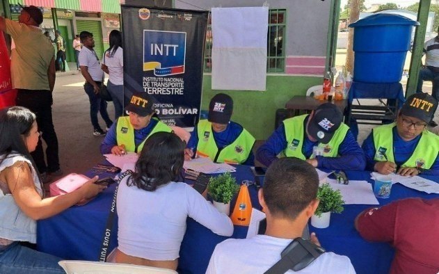 INTT desplegará operativos móviles de trámites vehiculares en cinco estados del país