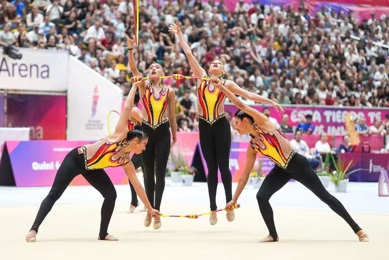 ¡Brillo patrio en Santa Fe 2026! Gimnasia rítmica criolla conquista medalla de plata en all round