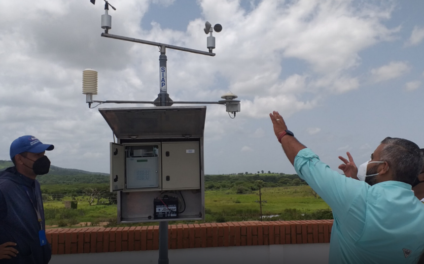 Inameh instala estación meteorológica en la triple frontera del país