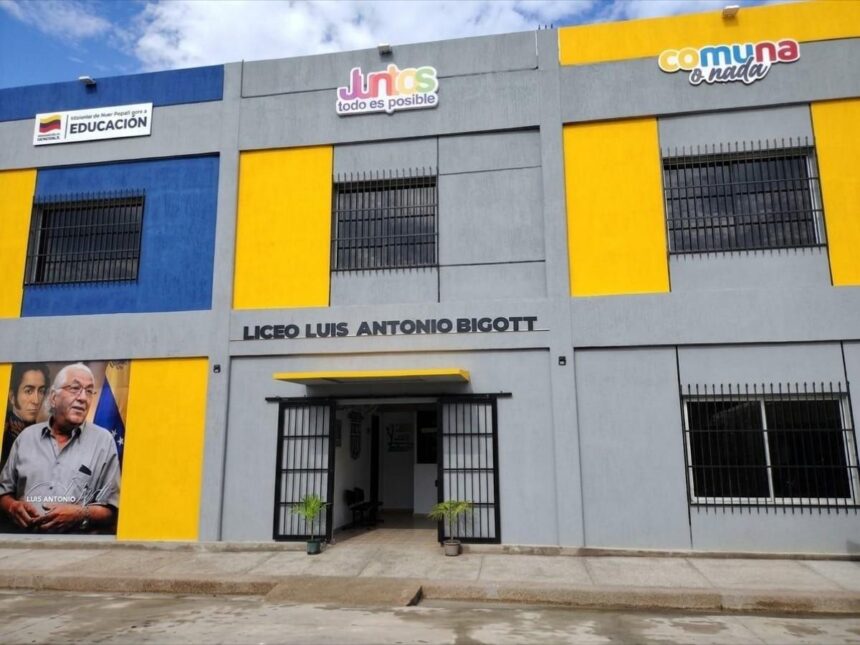 Inauguración del Liceo Luis Antonio Bigott favorece a más de 500 jóvenes del municipio San Joaquín