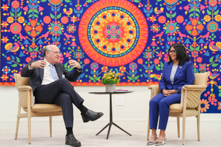 Presidenta Delcy Rodríguez se reunió en New York con representantes del Banco Interamericano de Desarrollo