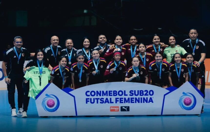 Vinotinto Futsal Femenina logra el segundo lugar del torneo Conmebol Sub-20