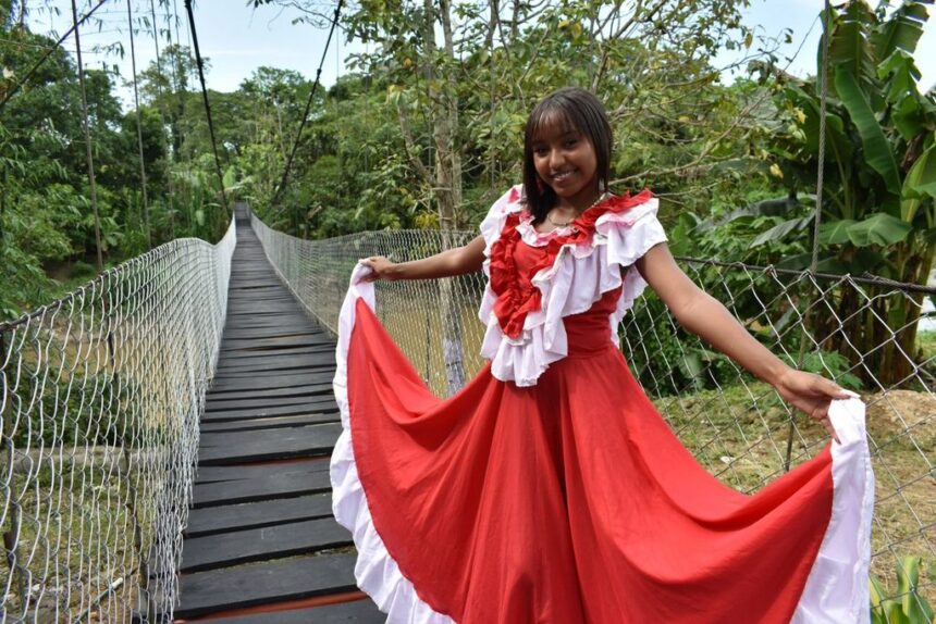 Reinauguran el histórico puente colgante «Chinchorro bailarín» de Panaquire