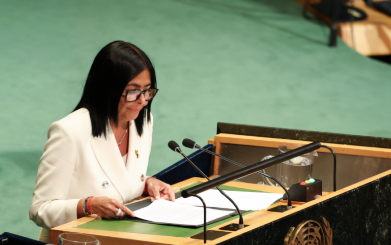 Mandataria Nacional Delcy Rodríguez convoca desde la ONU a la equidad financiera y a frenar sanciones
