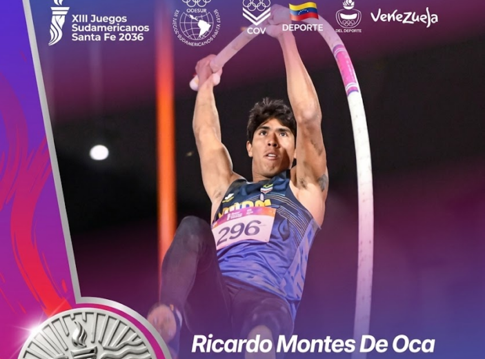 Venezuela sumó una nueva medalla de plata en el inicio del atletismo de los XIII Juegos Suramericanos Santa Fe 2026.