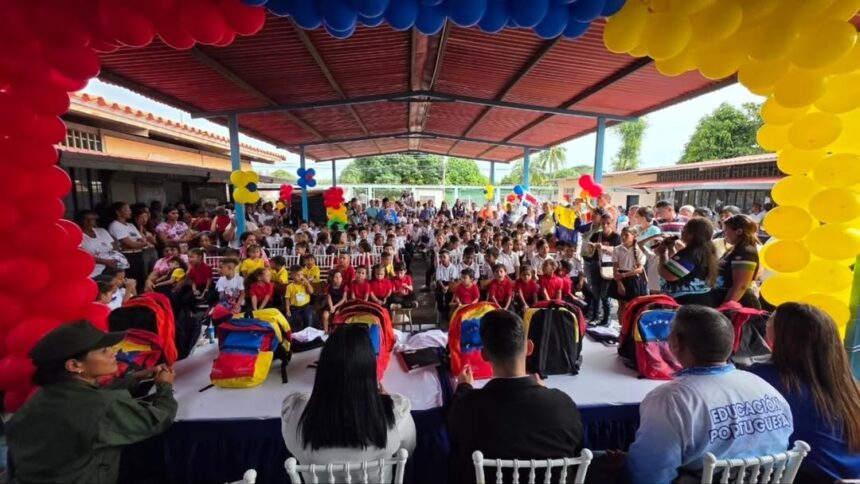 Más de 35 mil estudiantes inician el año escolar 2026-2027 en el municipio Páez de Portuguesa