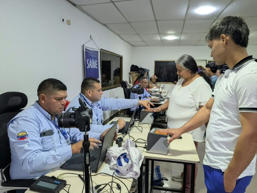Saime supera los 7.000 documentos tramitados durante despliegue especial en el municipio Páez de Apure