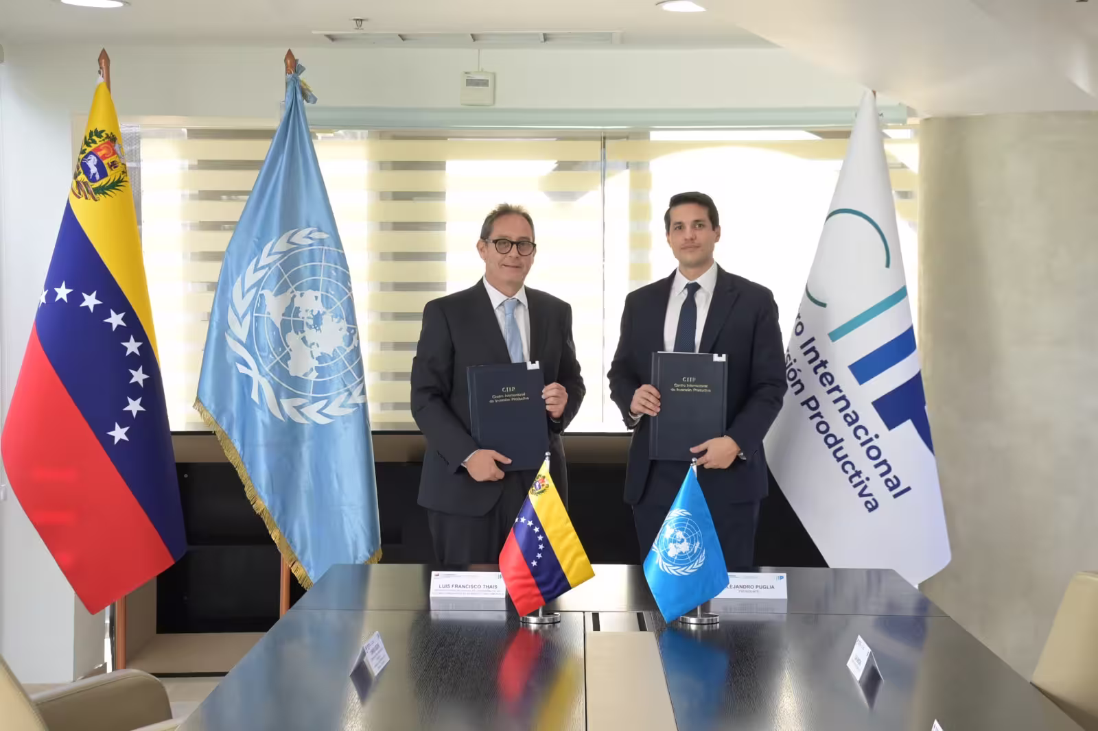 CIIP y PNUD firman alianza para atraer inversión que impulse el desarrollo sostenible de Venezuela