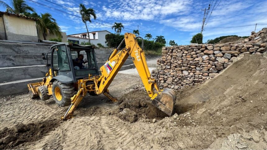 Canalizan quebrada en Lara para mitigar riesgos en sectores La Ribereña I y Tabure