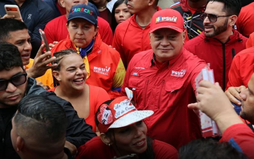 Diosdado Cabello ratifica respaldo del Psuv a la presidenta Delcy Rodríguez