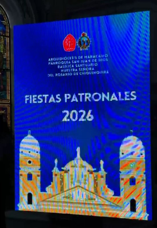 Inician las fiestas patronales 2026 en honor a la Virgen de Chiquinquirá con la bendición de los mantos y la tradicional Bajada en Maracaibo.