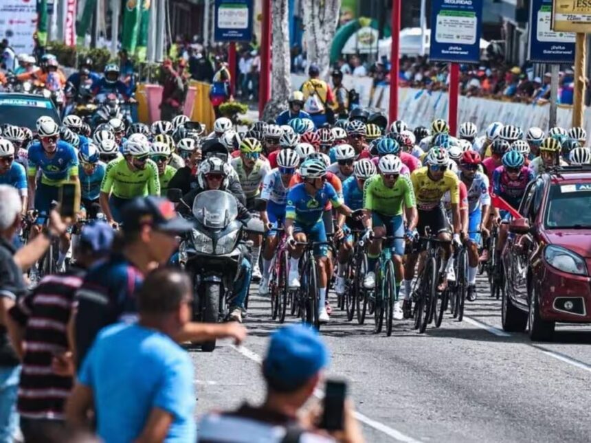 Luis Pinto es el primer líder de la Vuelta a Venezuela 2026