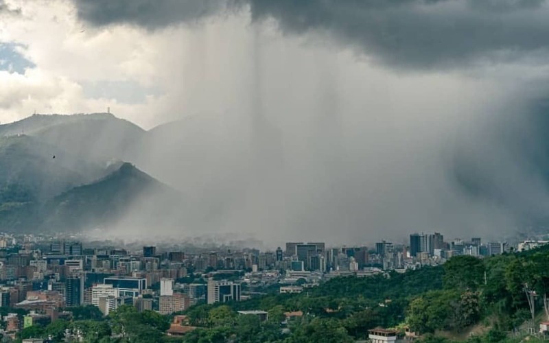 Inameh prevé lluvias con actividad eléctrica este jueves