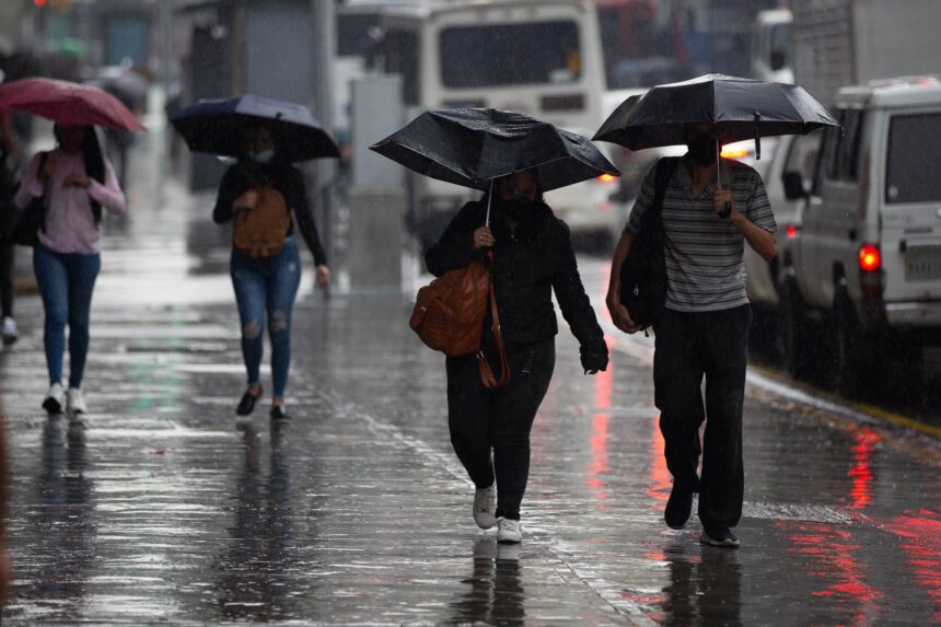 Inameh pronostica lluvias y nubosidad variable en gran parte del país para este viernes