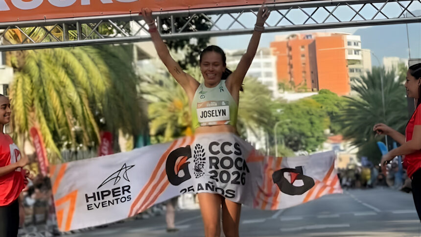Joselyn Brea se corona en la edición 25 de la Gatorade Caracas Rock con un tiempo de 34:44, consolidándose como la fondista venezolana más destacada.