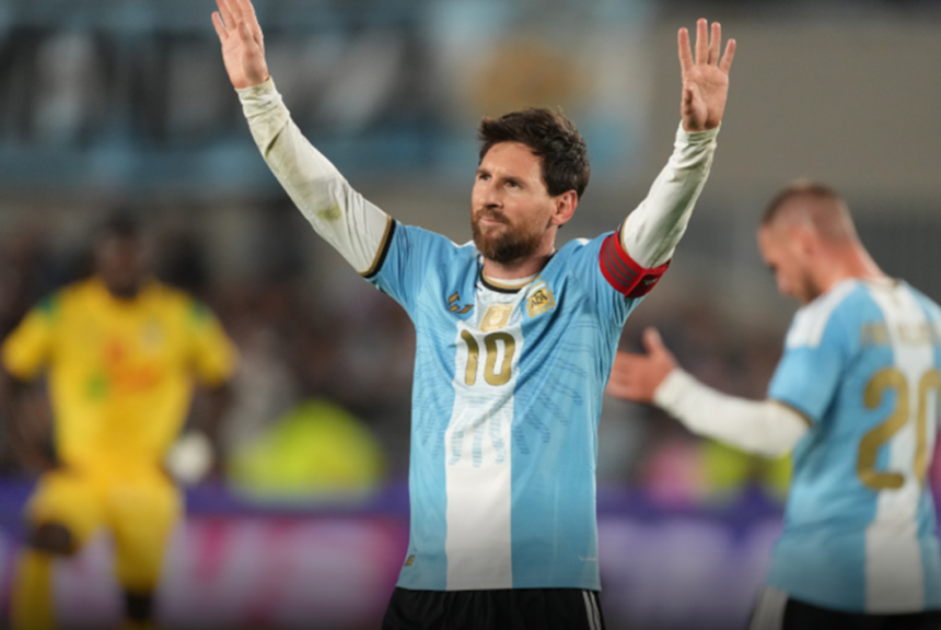 Lionel Messi se despide de la selección argentina con un gol en el amistoso ante Benín