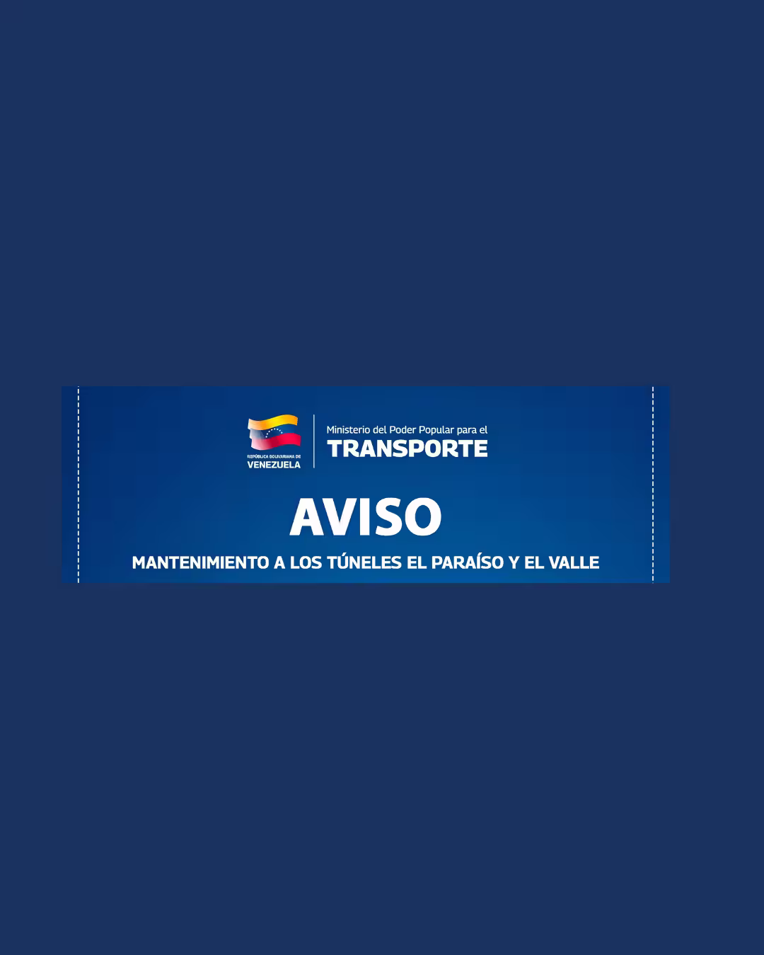 Conoce el cronograma de cierres nocturnos en el Túnel El Paraíso y El Valle