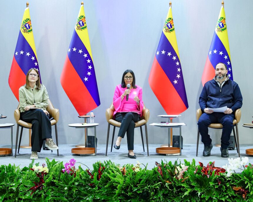 Presidenta Delcy Rodríguez intervino en el cierre de la conferencia de Energía, Petróleo y Gas 2026