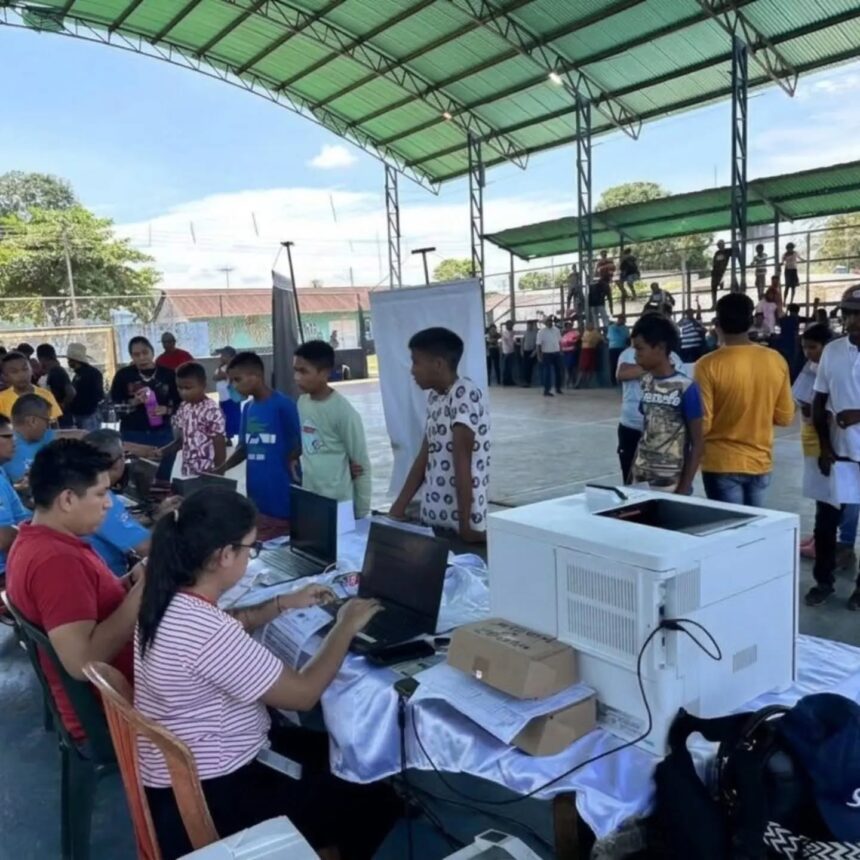 Realizan segunda jornada de la Ruta de Cedulación Indígena en el estado Apure.