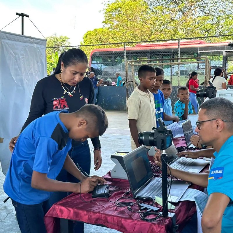 Realizan segunda jornada de la Ruta de Cedulación Indígena en el estado Apure.