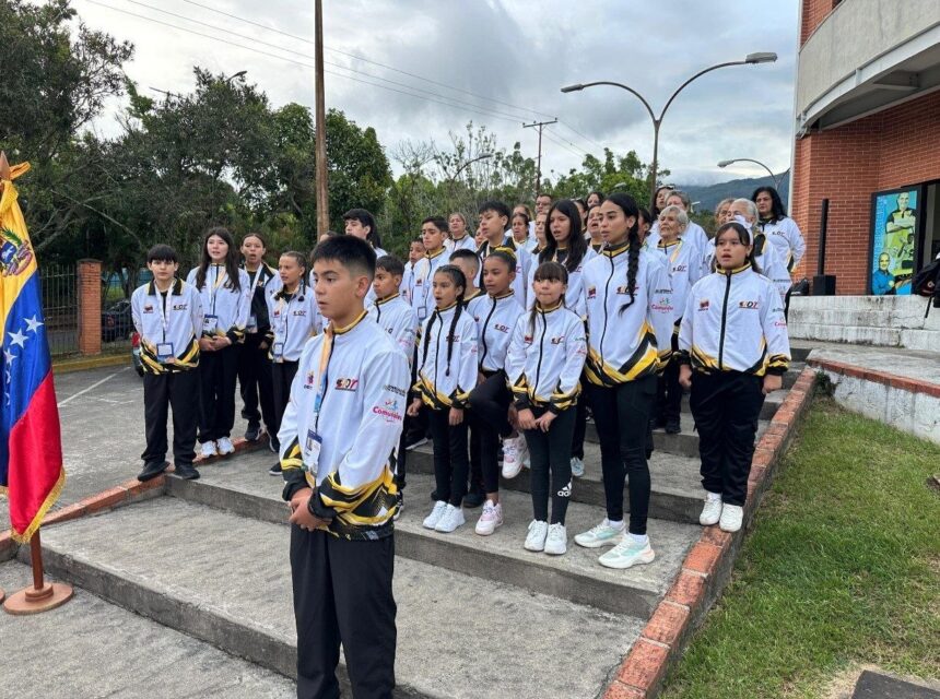 En Táchira, abanderan a 143 atletas que representarán a la entidad en 15 disciplinas durante los IV Juegos Nacionales Comunales 2026.