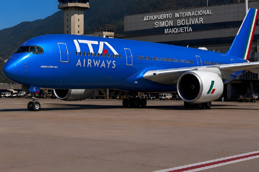 Venezuela e ITA Airways acuerdan reanudar 3 vuelos entre Caracas y Roma a la semana para dinamizar el comercio y el turismo bilateral.