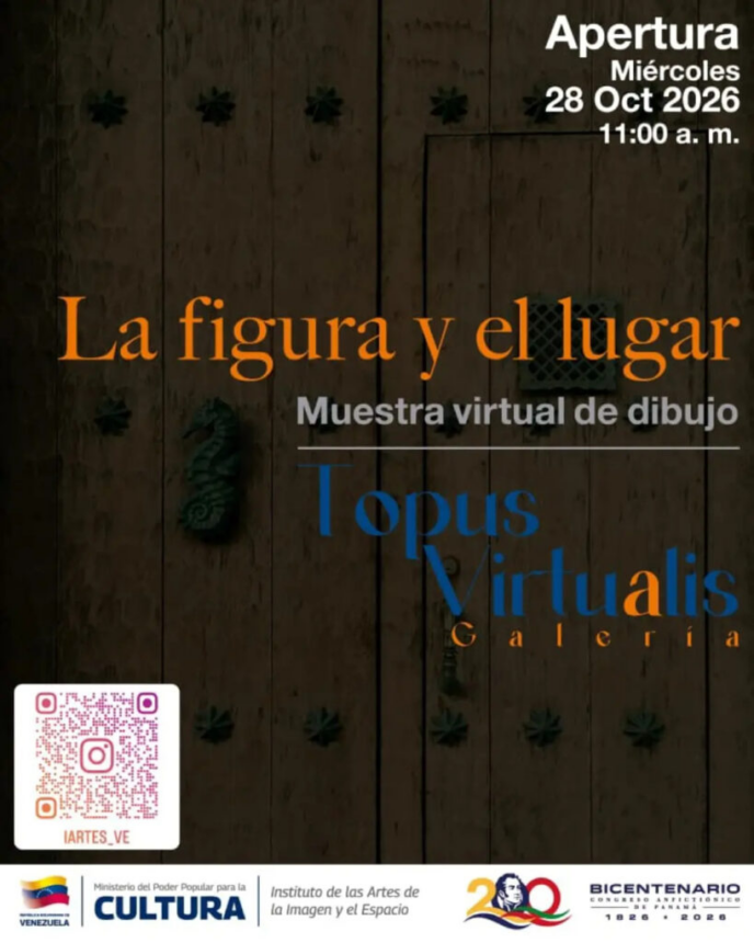 «La figura y el lugar»: Iartes inaugura exposición virtual de dibujo