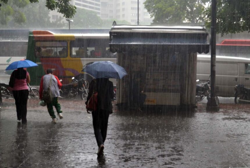 Inameh pronostica lluvias en el oriente y occidente del país para este sábado