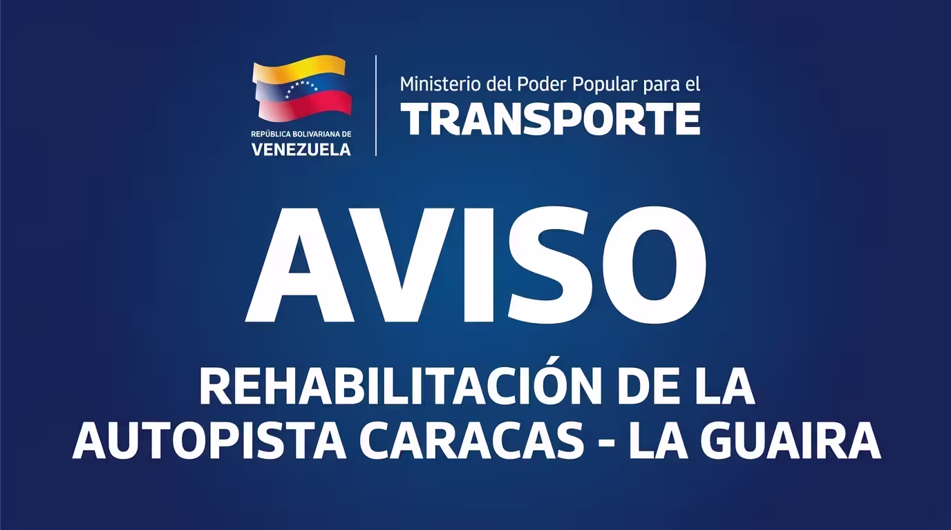 Cierres nocturnos en la Autopista Caracas - La Guaira por bacheo